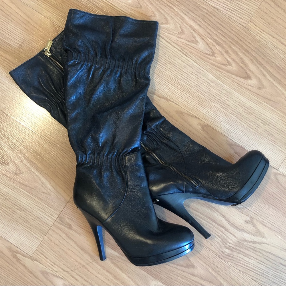 Michael kors 'webster' leather boots 6.5